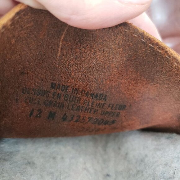 Men's 12 Kamik Canada Everest Wool Lined Leather Hunting Snow Winter Duck Boots - Picture 5 of 13